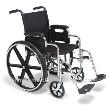 Manual padrão cadeira de rodas dobrável mesa comprimento BME4617C Chrome frame